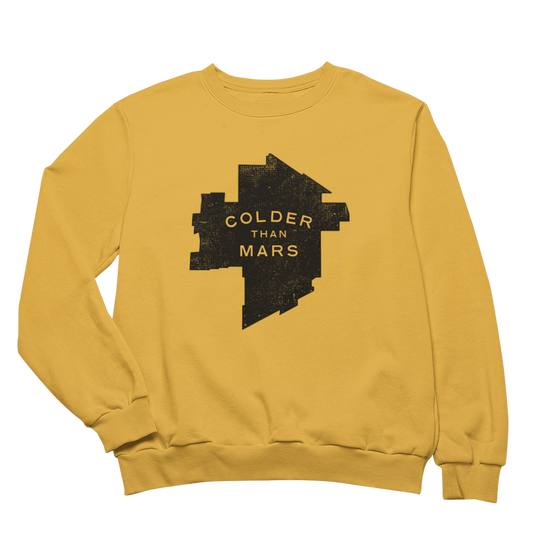 Colder Than Mars Crewneck | Mustard