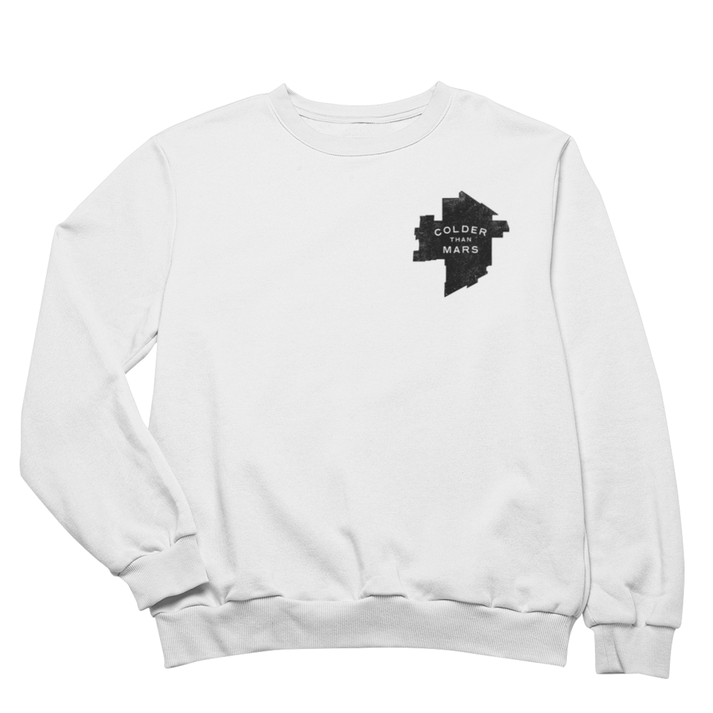 Colder Than Mars Crewneck | White