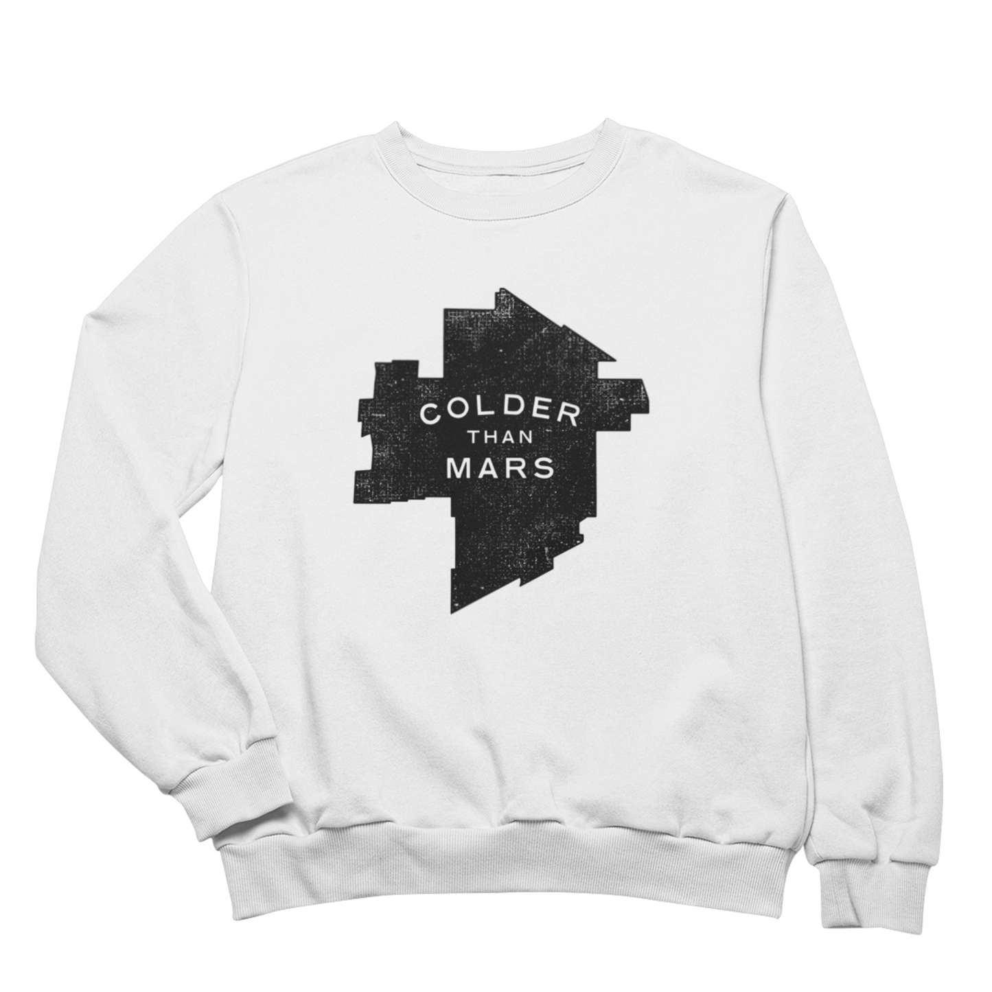 Colder Than Mars Crewneck | White