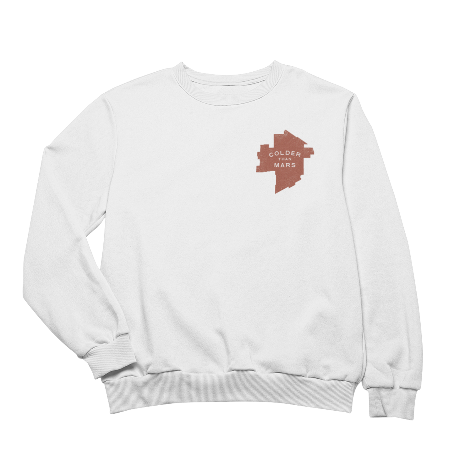 Colder Than Mars Crewneck | White