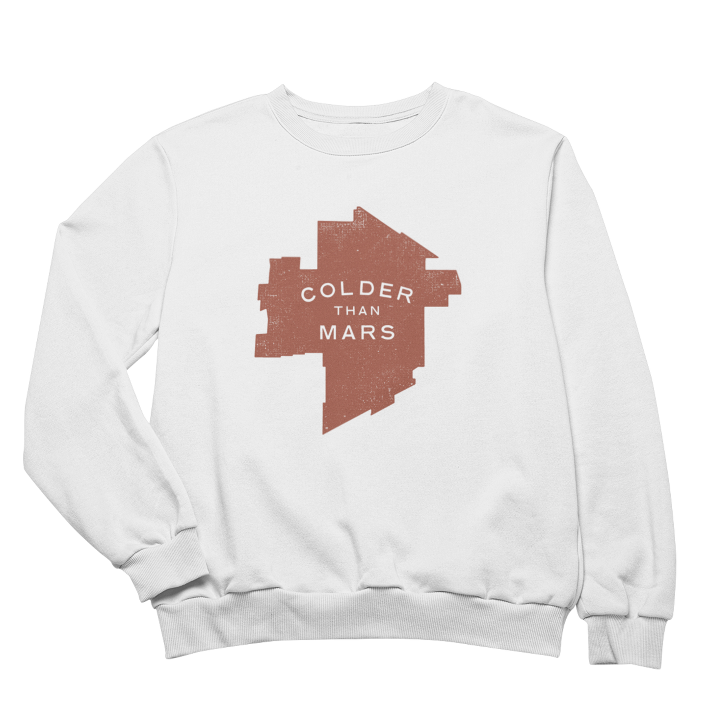 Colder Than Mars Crewneck | White