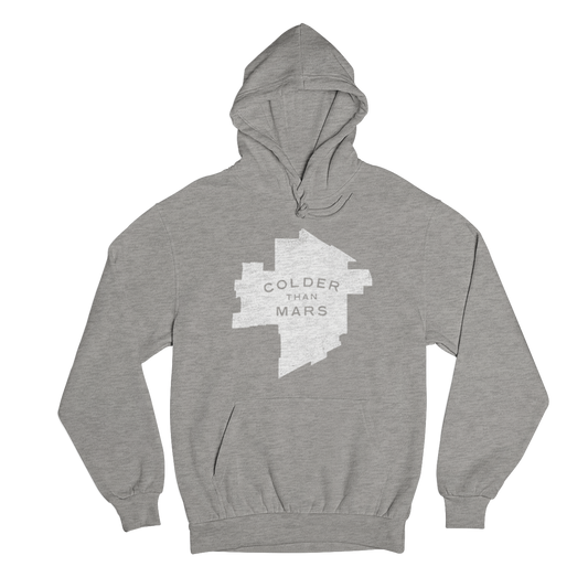 Colder Than Mars Hoodie | Athletic Grey