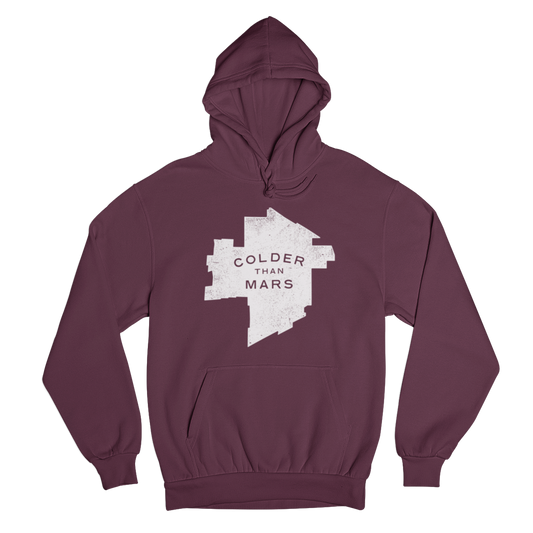 Colder Than Mars Hoodie | Maroon