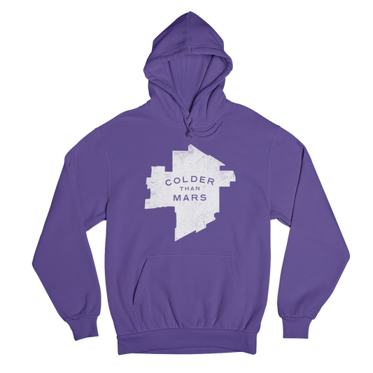 Colder Than Mars Hoodie | Purple