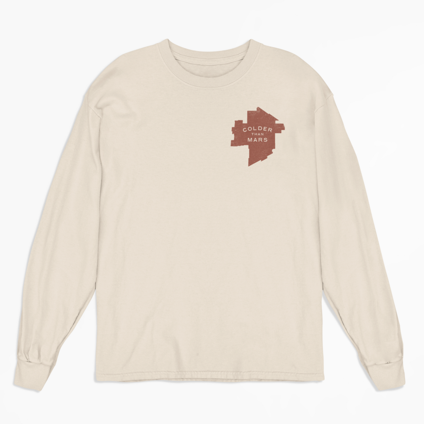 Colder Than Mars Long Sleeved Tee | Natural