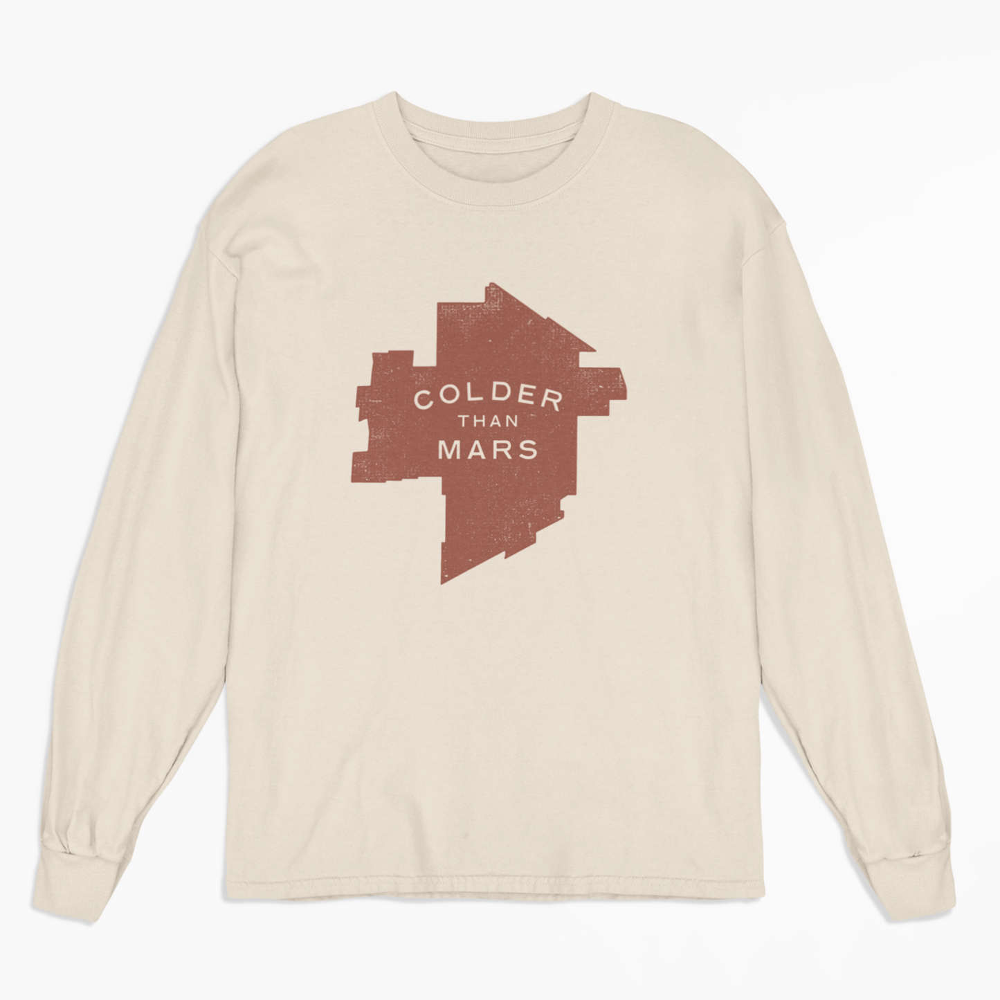 Colder Than Mars Long Sleeved Tee | Natural