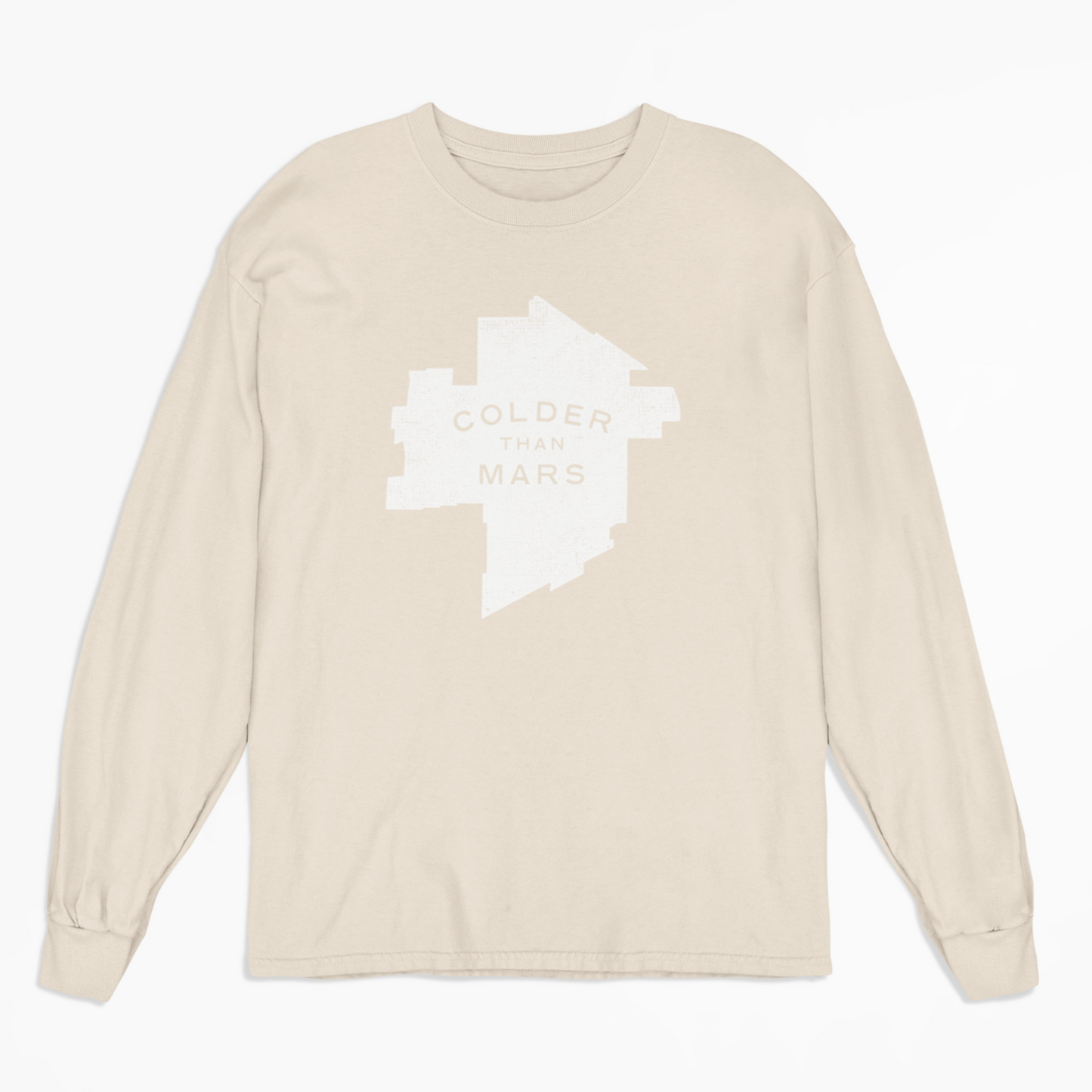 Colder Than Mars Long Sleeved Tee | Natural