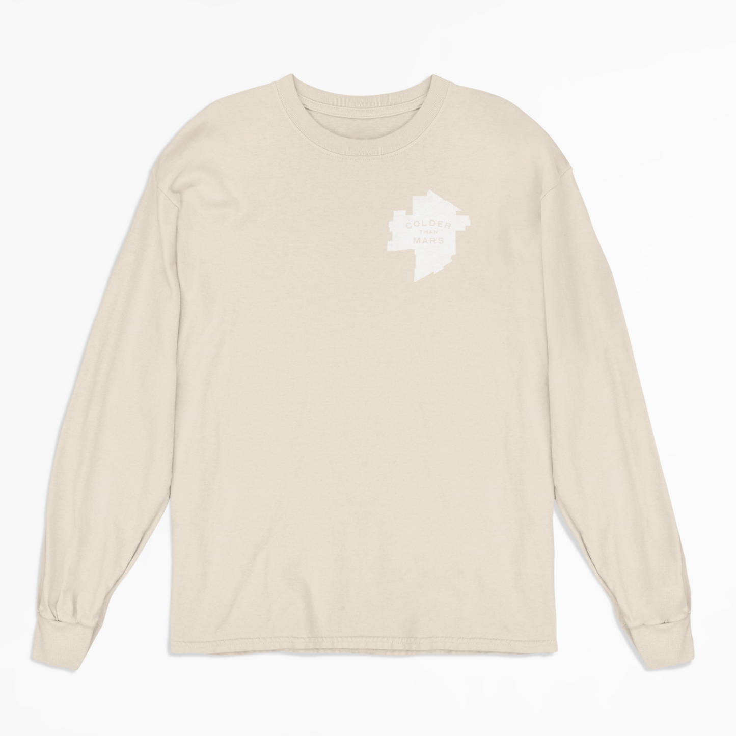 Colder Than Mars Long Sleeved Tee | Natural