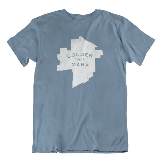 Colder Than Mars Tee | Slate