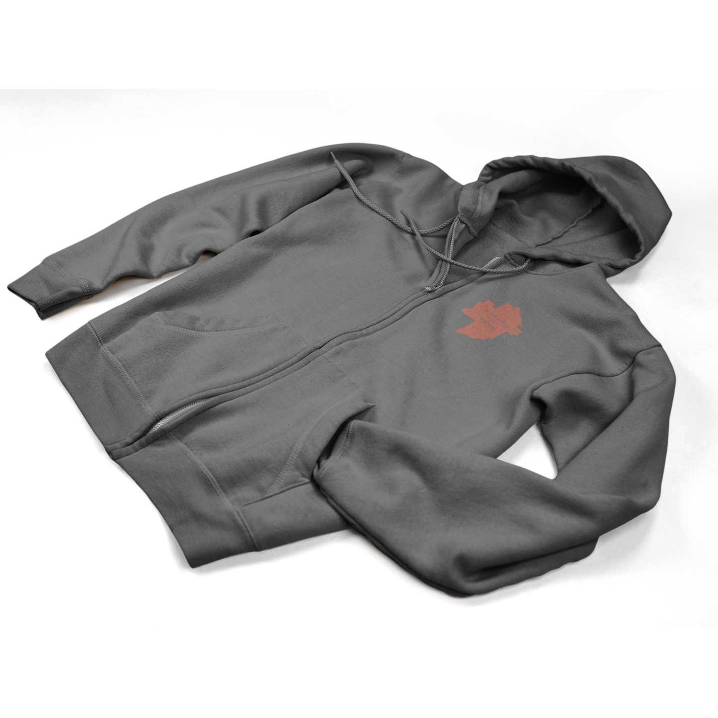 Colder Than Mars Zip-Up Hoodie | Charcoal