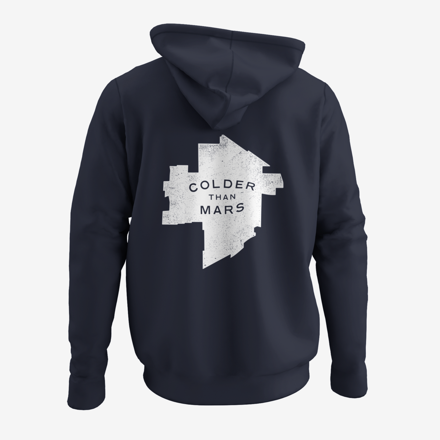 Colder Than Mars Zip-Up Hoodie | Navy