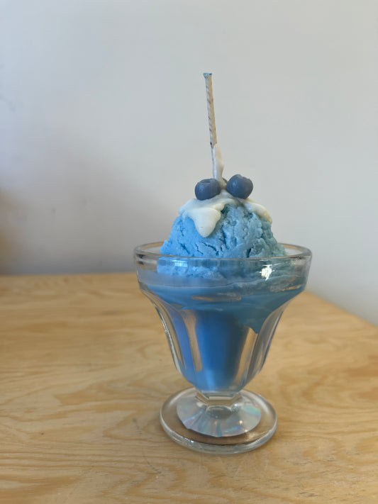 Blueberry Ice Cream Candle