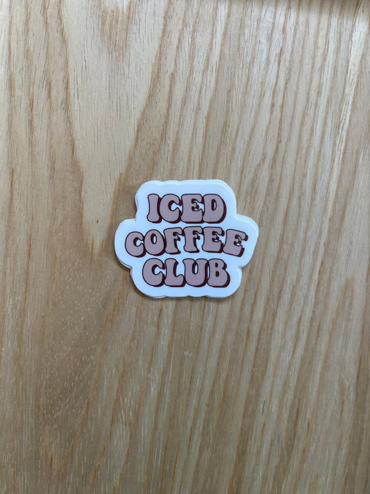 Iced Coffee Club Sticker