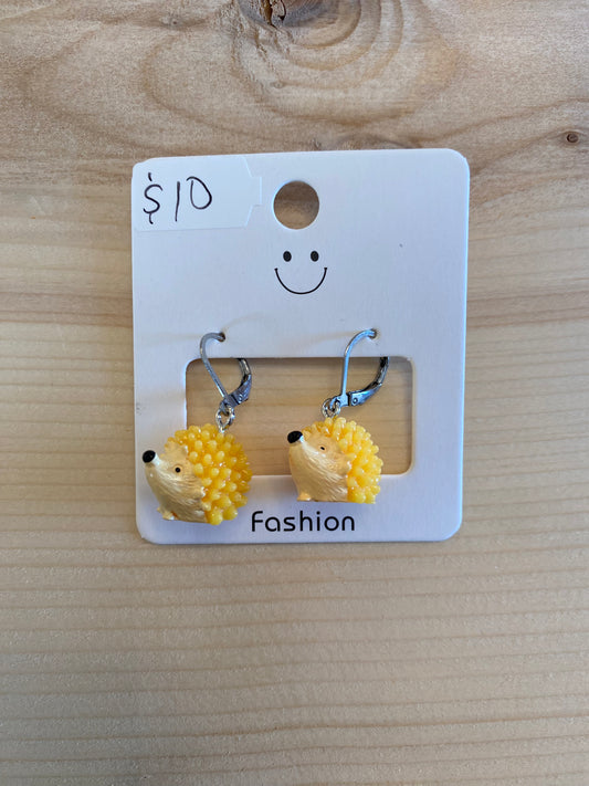 Hedgehog Earrings