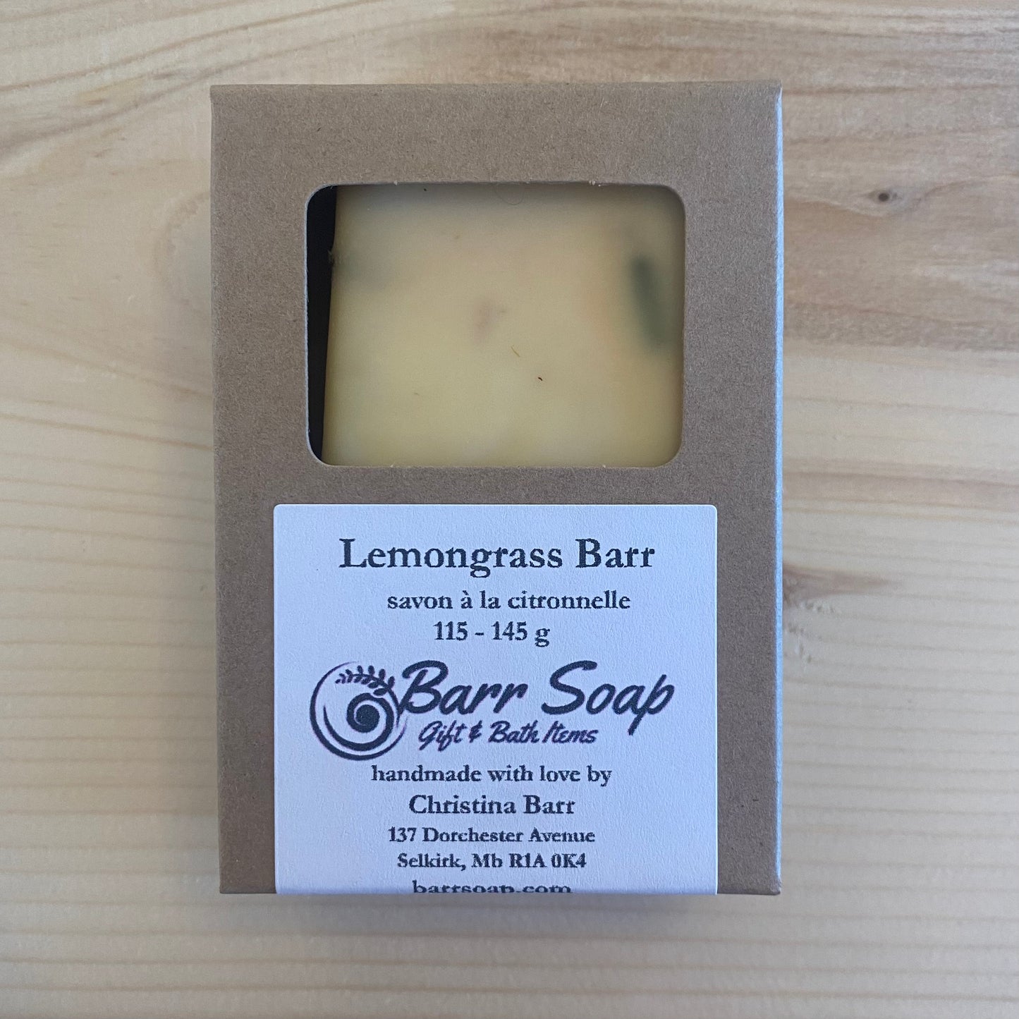 Lemongrass Barr Soap