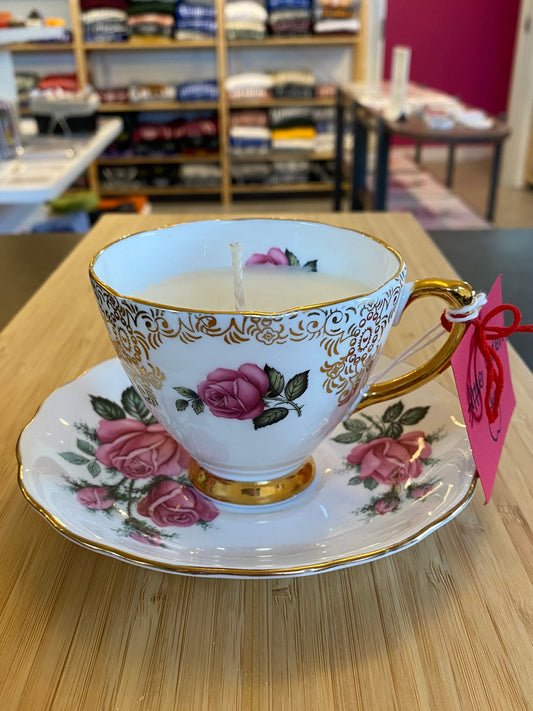 Apple Cider Teacup Candle