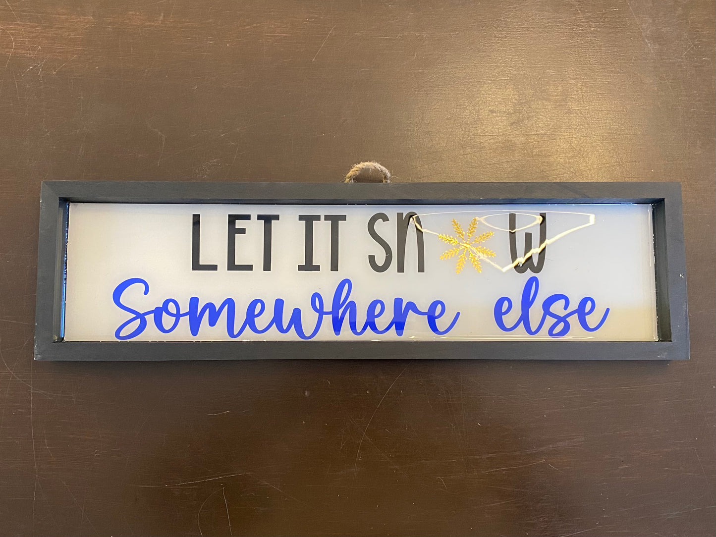 Let It Snow Sign