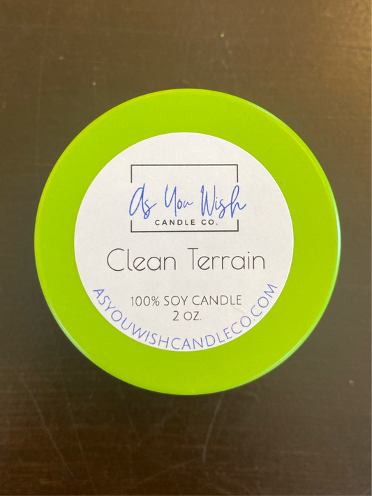 Clean Terrain Candle