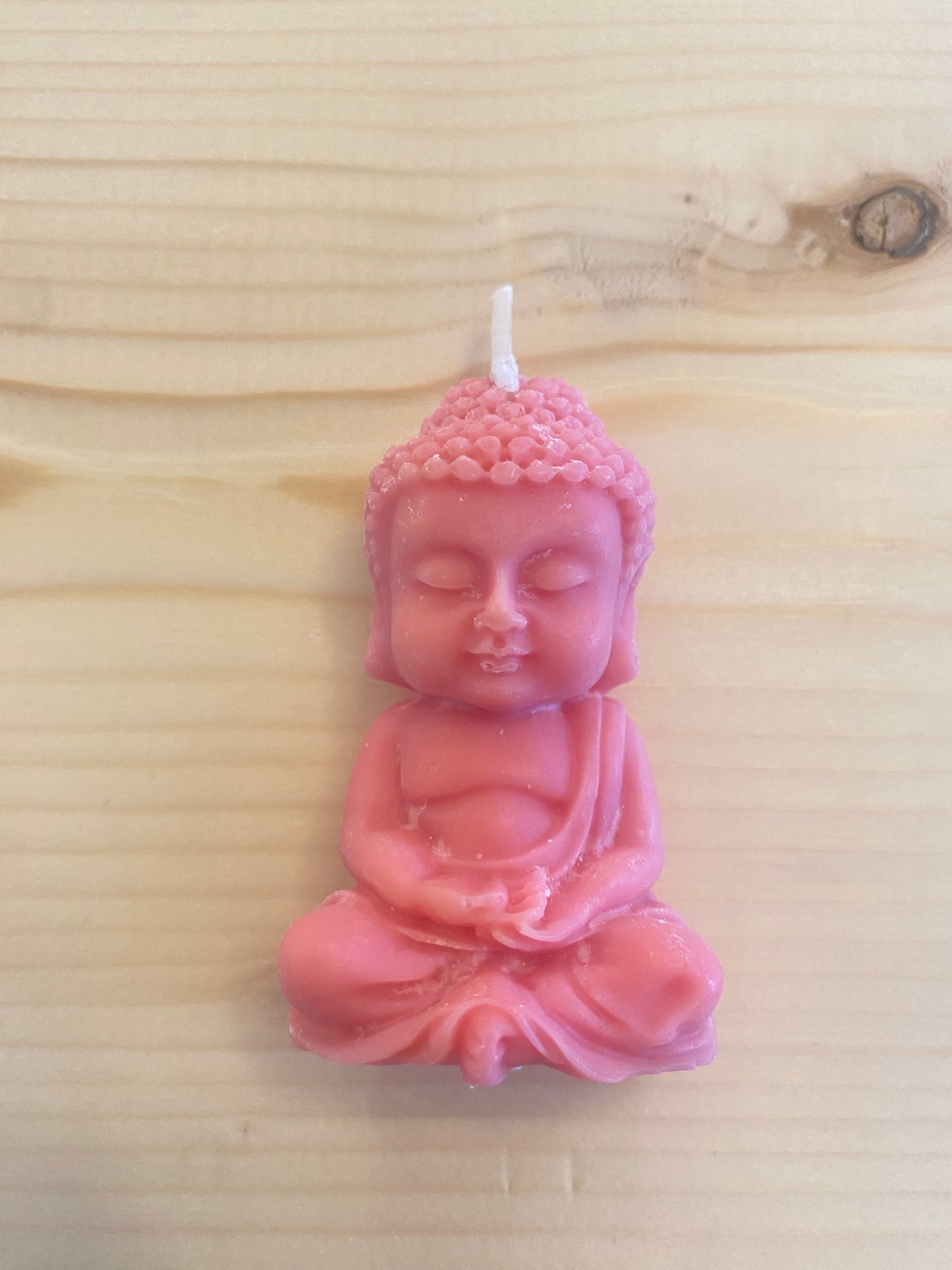 Dark Pink Buddha Candle