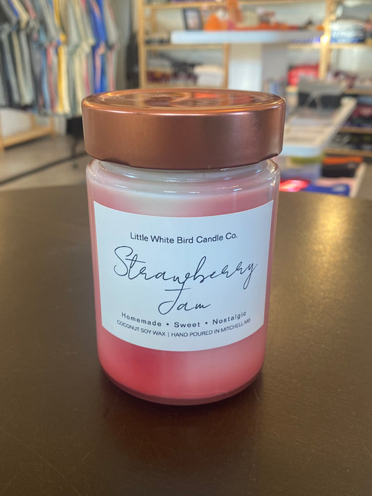 Strawberry Jam Jar Candle