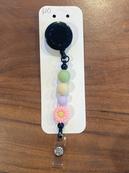 Daisy Badge Holder