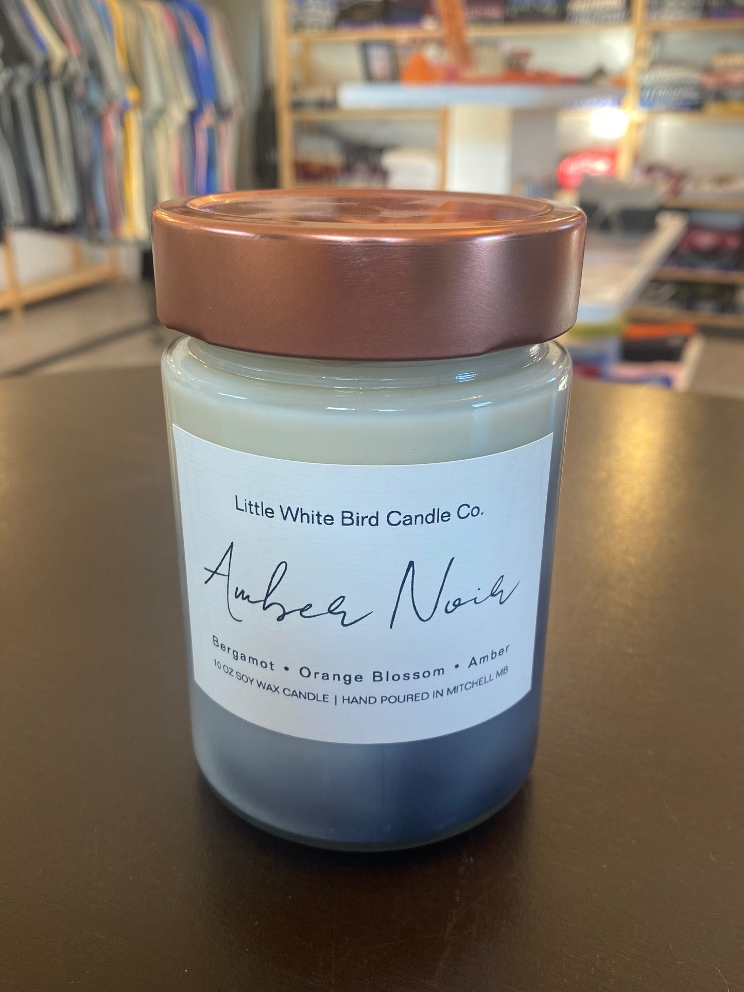 Amber Noir Jar Candle