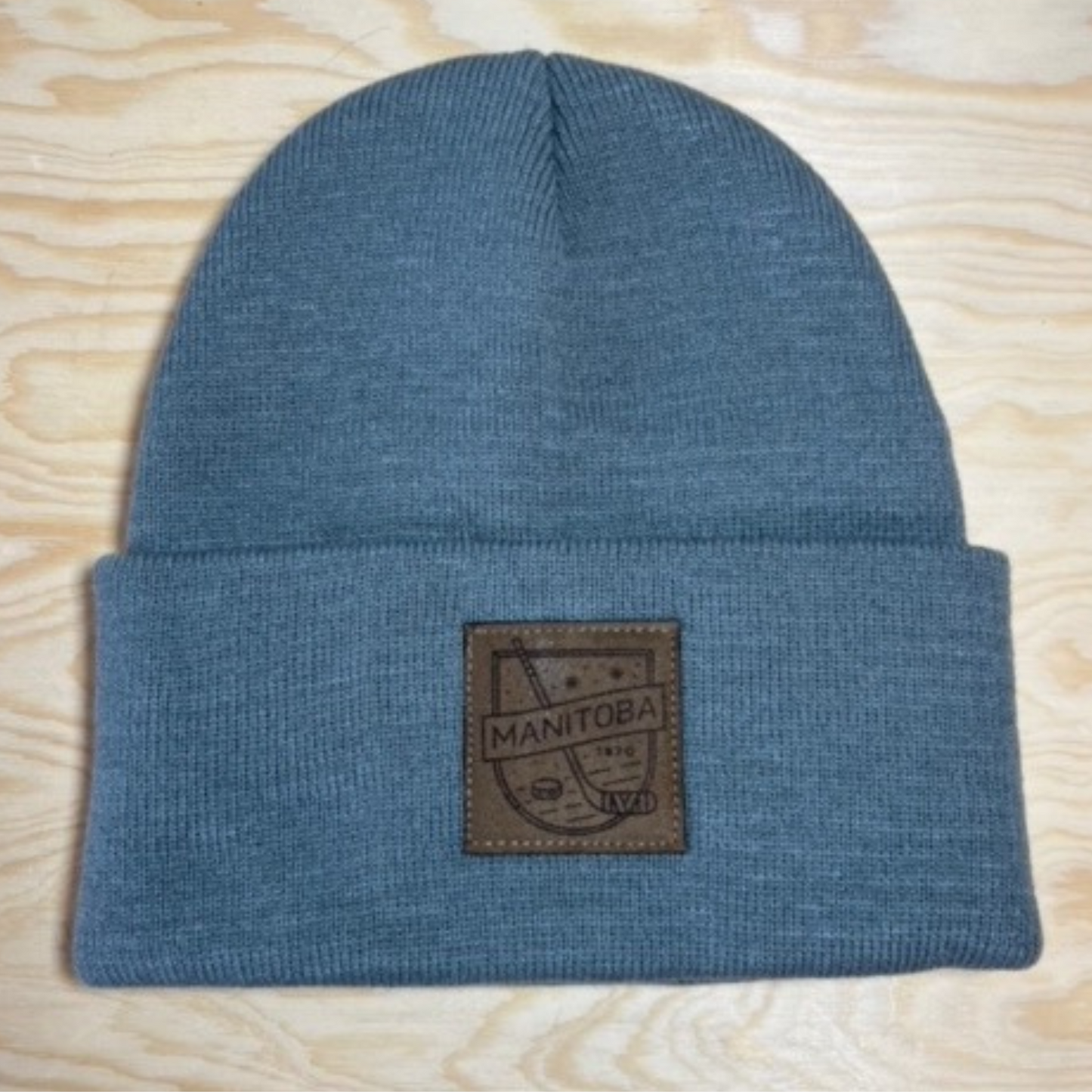 MB Hockey Toque | Chestnut on Slate