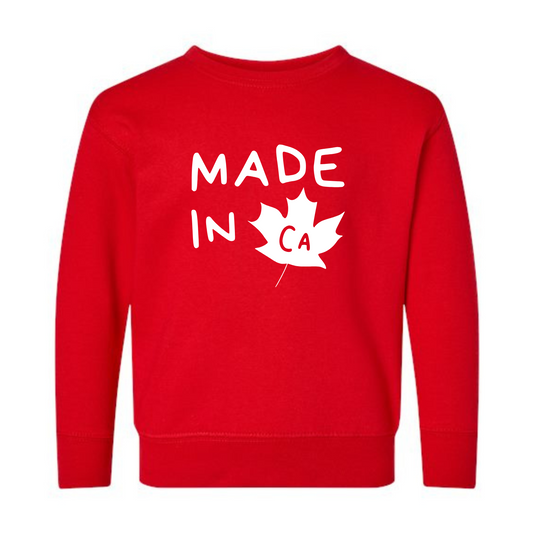 Made in CA Toddler Crewneck