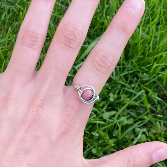 Rhodonite Ring