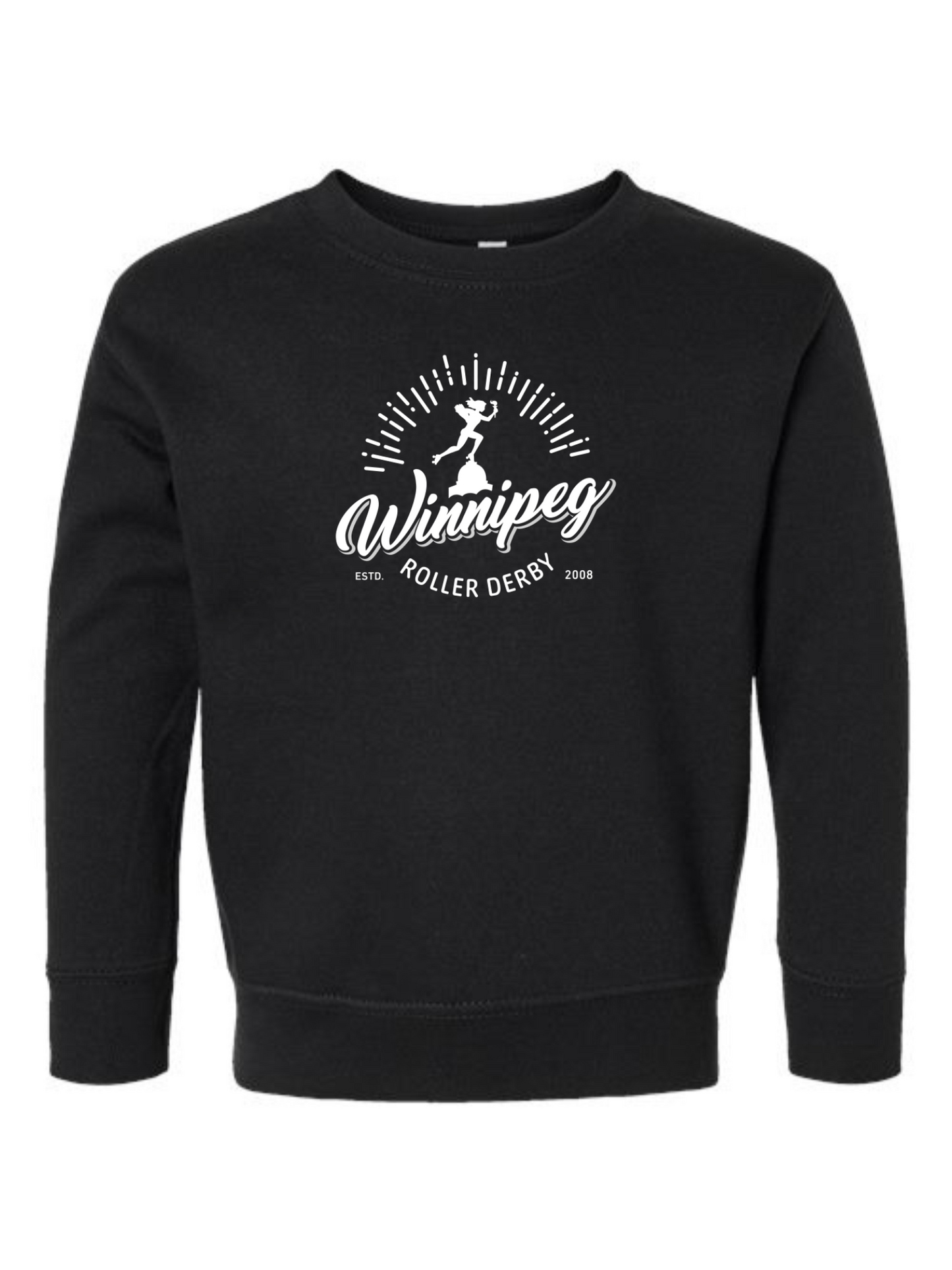 Winnipeg Roller Derby Crewneck | Toddler