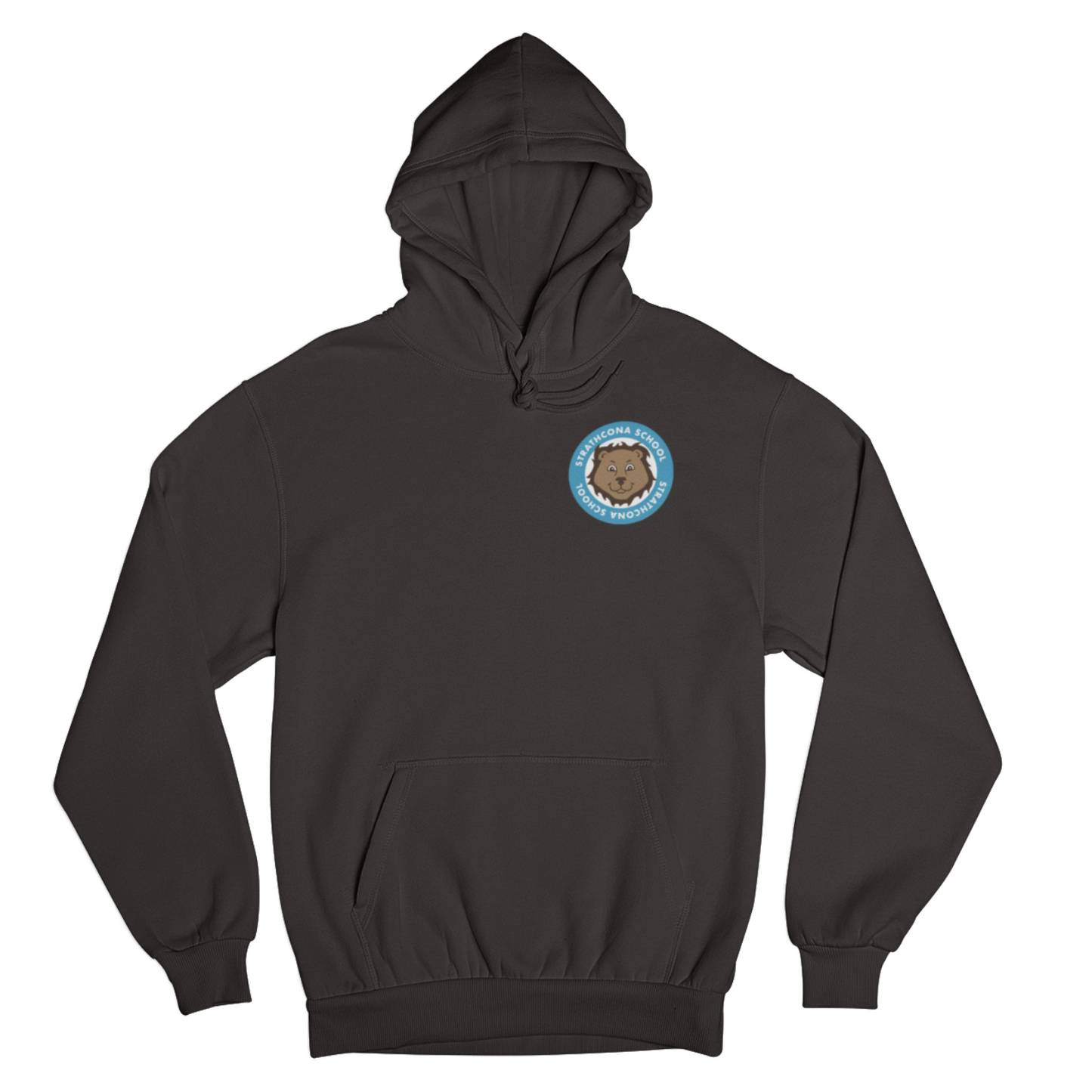 Strathcona School Pullover Hoodie (Adult) | Black