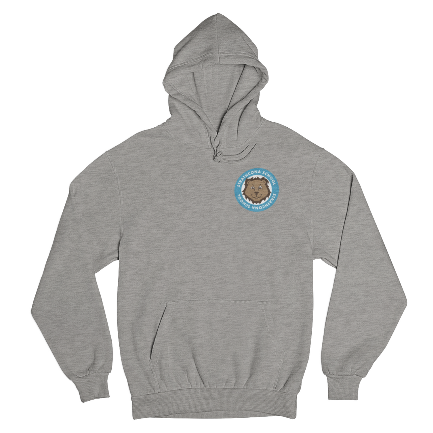 Strathcona School Pullover Hoodie (Youth) | Athletic Grey