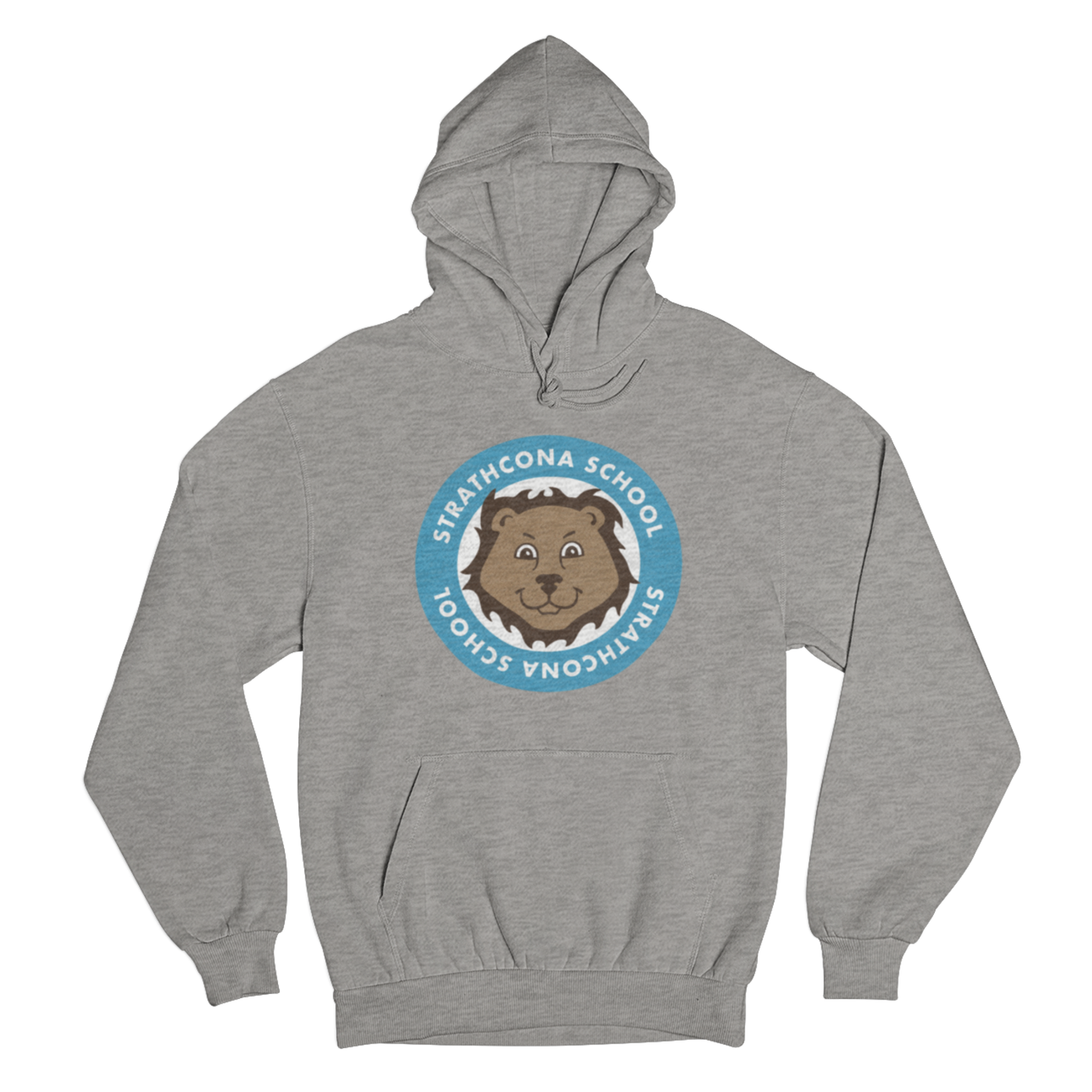 Strathcona School Pullover Hoodie (Youth) | Athletic Grey