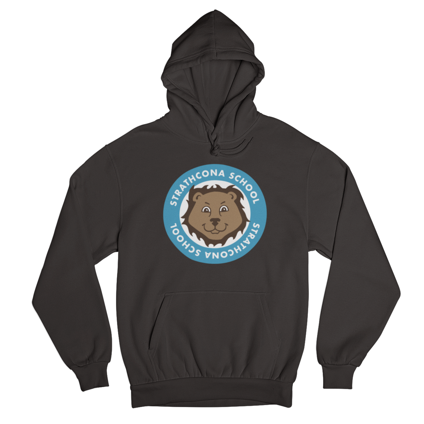 Strathcona School Pullover Hoodie (Adult) | Black