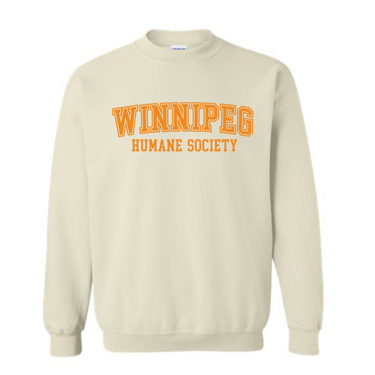 WHS Varsity Crewneck | Orange on Cream