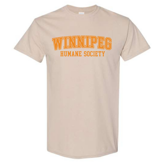 WHS Varsity Tee | Orange on Cream