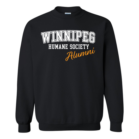 WHS Alumni Varsity Crewneck | Black
