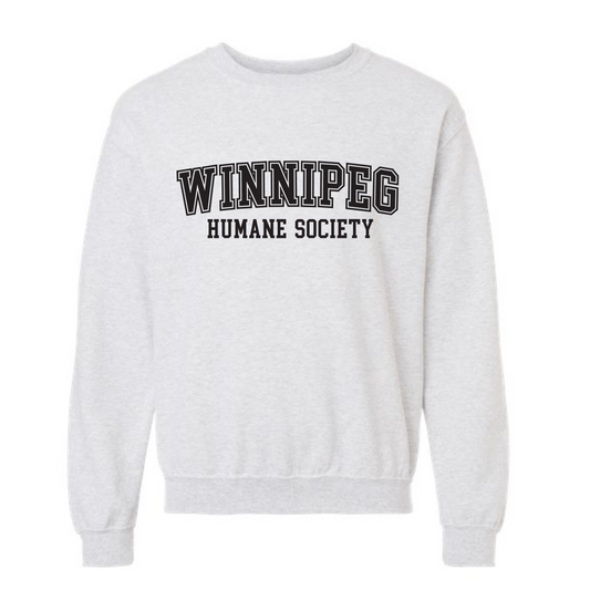 WHS Varsity Crewneck | Black on Athletic Grey